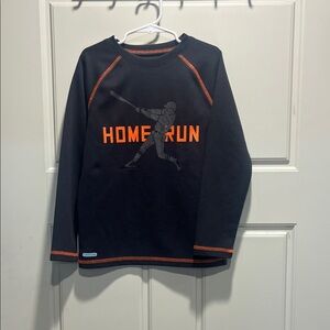 Jumping Beans Black and Orange Long Sleeve Shirt